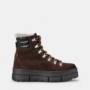 Ilves Rutna Dark Brown Suede Broddkängor